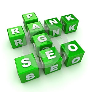 SEO Crossword Concept