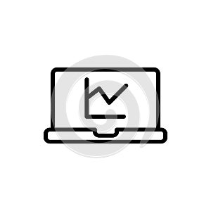 Seo Graph Vector Icon