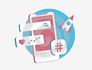 SEO and hashtag strategies for boosting post visibility. Optimize social media content with targeted hashtags, keyword photo