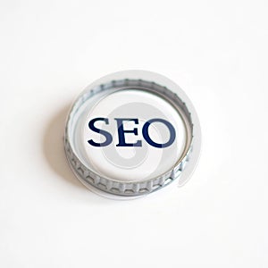 Seo icon isolated on white background