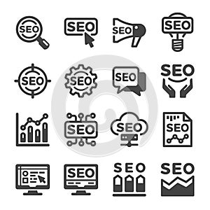 SEO icon set