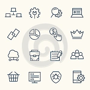 SEO icon set