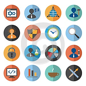 SEO icons set