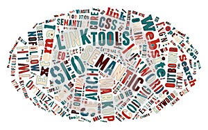 SEO Keywords Tag Cloud - vector illustration