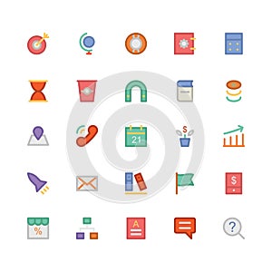 SEO and Marketing Colored Vector Icons 2