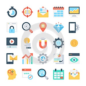 SEO and Marketing Vector Icons 7