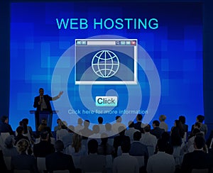 SEO Online Website Web Hosting Technology Concept