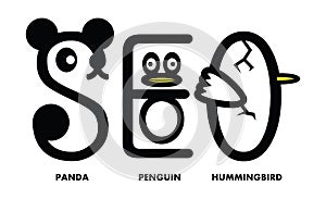 SEO Panda Penguin Hummingbird Update