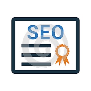 SEO qualifications icon