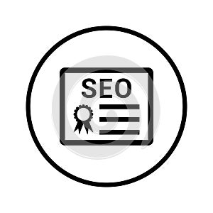 SEO qualifications icon