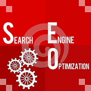SEO Red Four Blocks