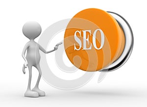 Seo (search engine optimization) button.