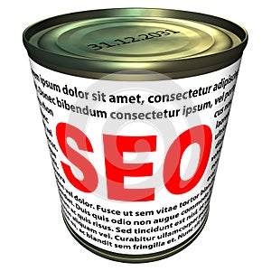 SEO (search engine optimization) - can of instant SEO