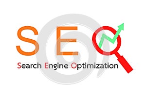 SEO. Search Engine optimization concept