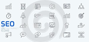 SEO Search Engine Optimization web icon
