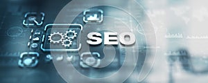 SEO. Search Engine optimization. Website optimization concept