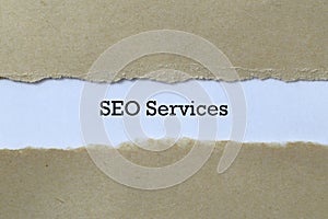 Seo services on paper