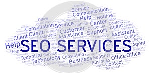 Seo Services word cloud