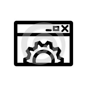 SEO Setting Icon SET Vector illustration