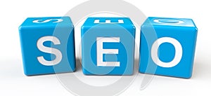 SEO sign cubes