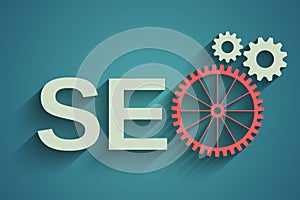 Seo tag with gear wheel