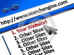 SEO top website placement
