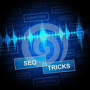 Seo Tricks Shows Search Engine And Index