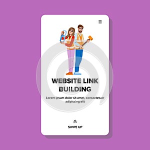 seo website link building vector