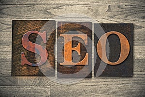 SEO Wooden Letterpress Theme