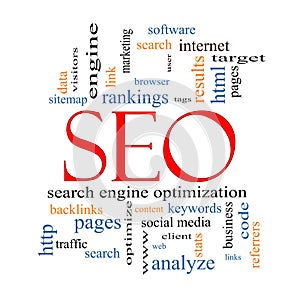 SEO Word Cloud Concept