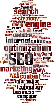 SEO word cloud