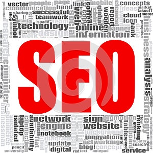 SEO word cloud