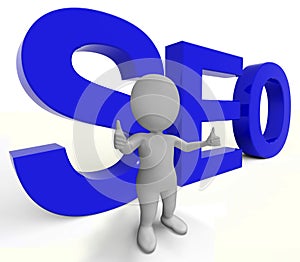 Seo Word Represents Internet Optimization