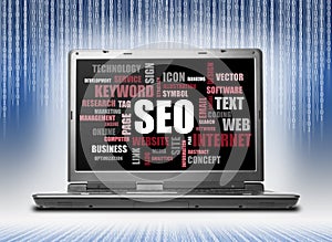 SEO word or tag cloud