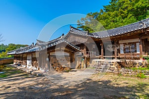 seobaekdang house at Yangdong folk village in the Republic of Korea