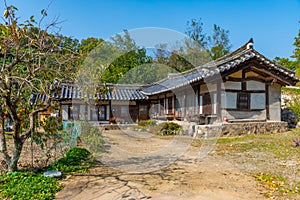 seobaekdang house at Yangdong folk village in the Republic of Korea