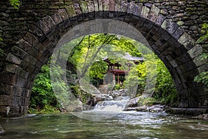 Seonamsa temple Seungseongyo bridge