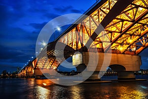 Seongsan Bridge at night