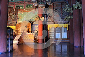 Seoul Changdeokgung Palace - Emperor seat