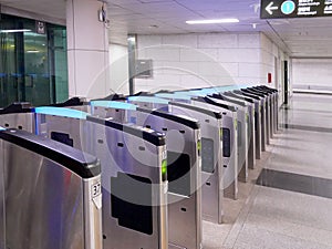 Seoul city subway station.