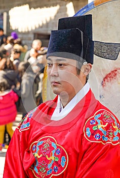 Guard change ceremony at the Deoksugung Royal Palace