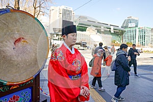 Guard change ceremony at the Deoksugung Royal Palace