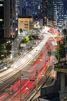 Seoul night rush