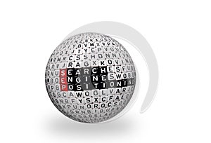 SEP Search Engine Positioning 3d ball