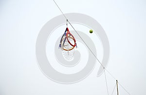 THE SEPAKTAKRAW BALL in the HOOP