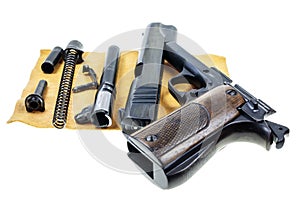 Separate parts handgun