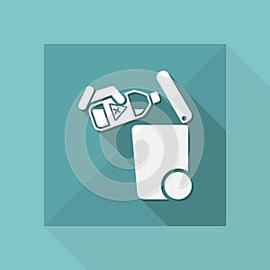 Separate waste collection icon