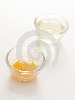Separated egg yolk