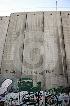 Separation Wall between the occupied palestinian territoryâ€™s and