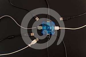 Seperate the USB equipment connection